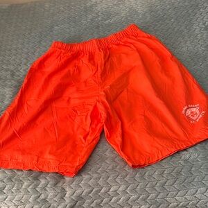 Versace Men's Orange swim trunks